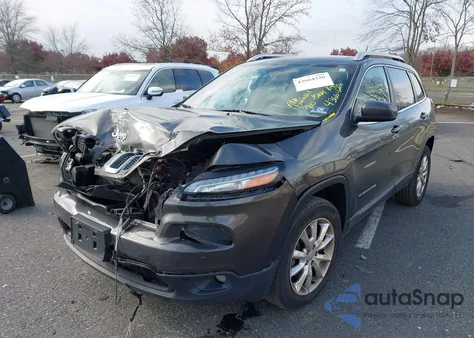 2015 Jeep Cherokee Limited z USA, uszkodzony, nr VIN 1C4PJMDB3FW544562